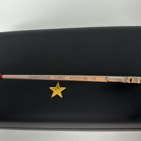 NWT Elton John Fashion Glasses Red and Silver Frame - Picture 6 of 9